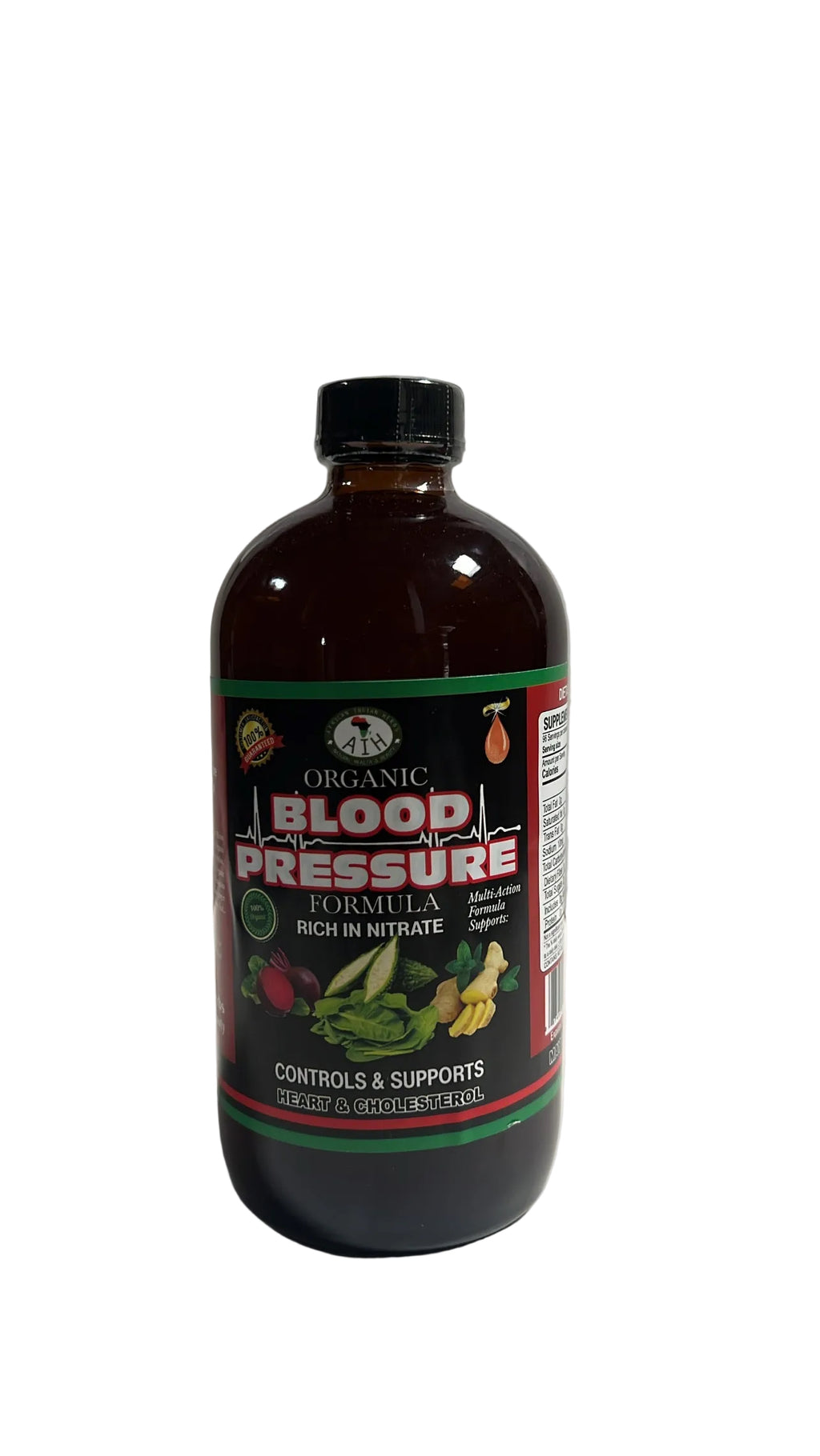 4H Blood Pressure Support Herbal Blend Liquid Supplement Organic 16 fl oz